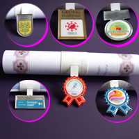 magnes na elegancki certyfikat papierowy